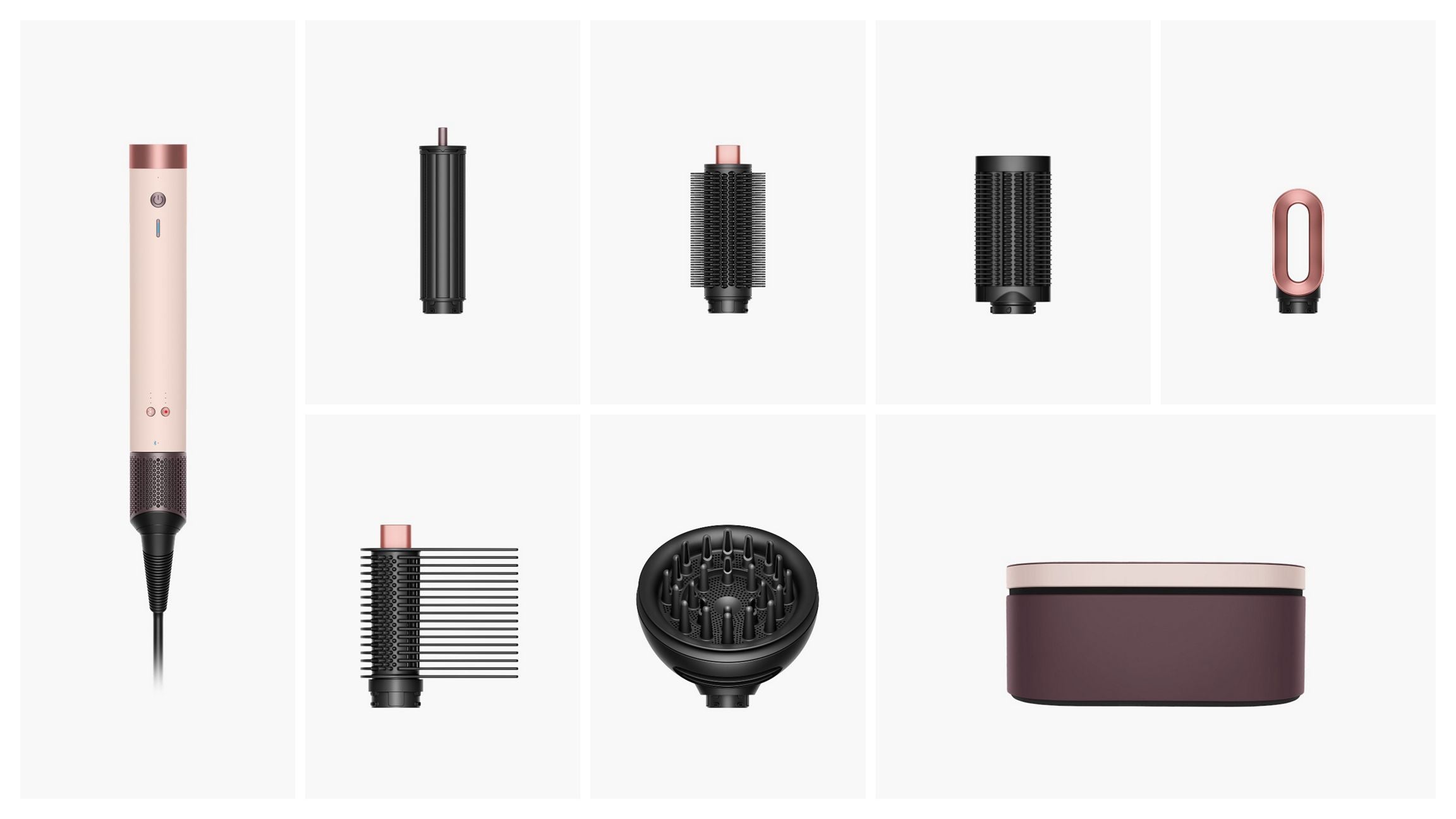 Neuer Dyson Airwrap Co-anda2x™ Multi-Haarstyler und -trockner – Curly+Coily (Ceramic Pink/Roségold)