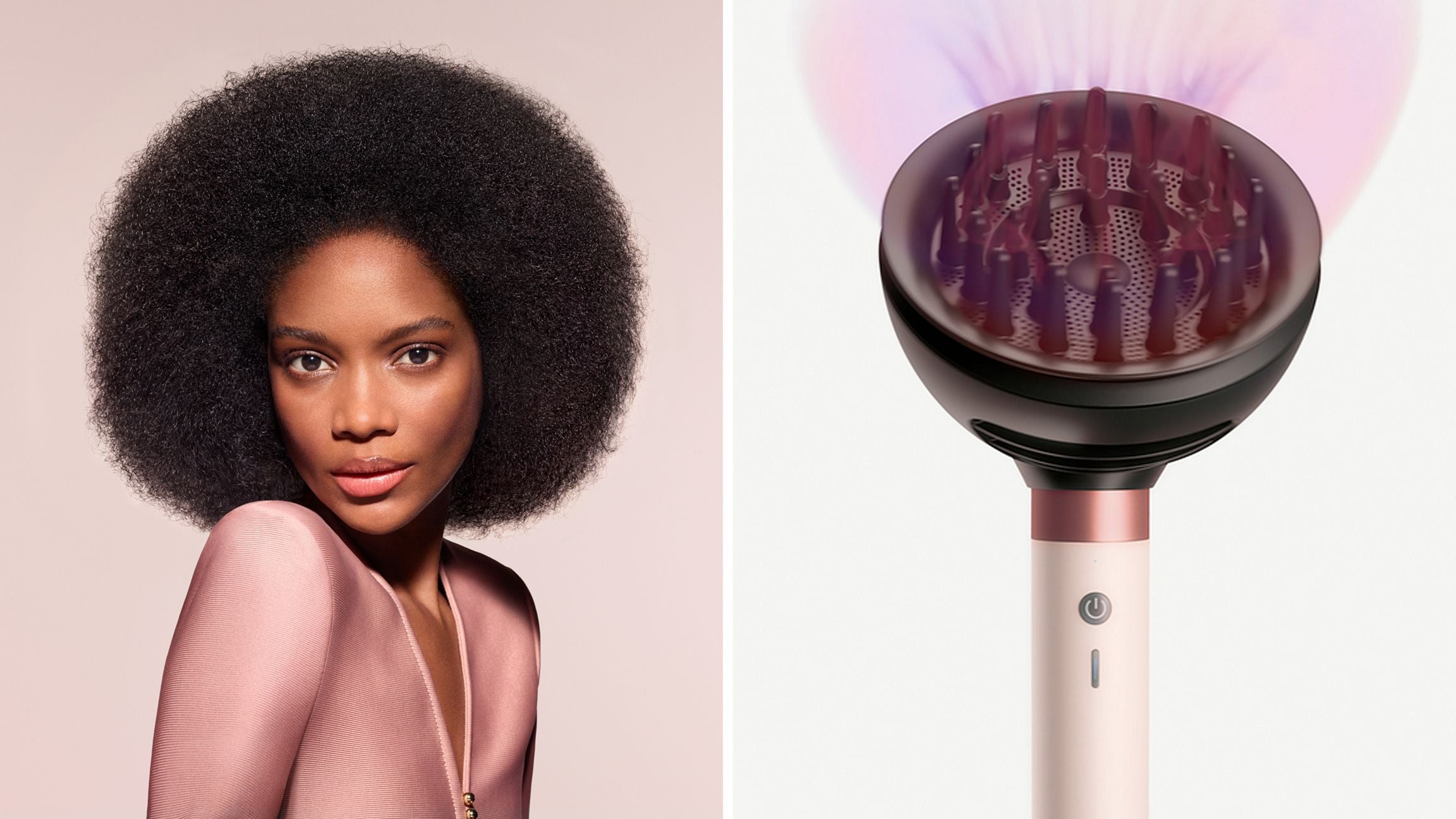 Neuer Dyson Airwrap Co-anda2x™ Multi-Haarstyler und -trockner – Curly+Coily (Ceramic Pink/Roségold)