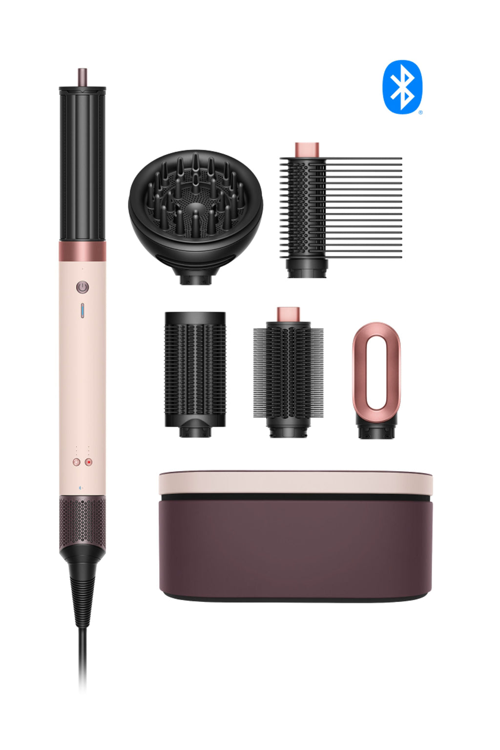 Neuer Dyson Airwrap Co-anda2x™ Multi-Haarstyler und -trockner – Curly+Coily (Ceramic Pink/Roségold)